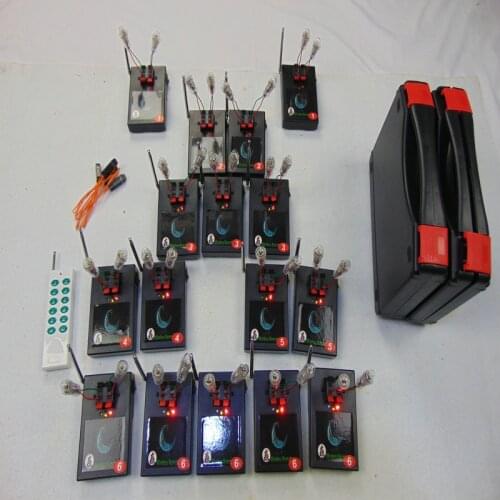 Display 16 Cues Remote Radio Fire Special Effects Wedding Gift Electric Wire Professional Stage Smart Fireworks-Wireless Switch