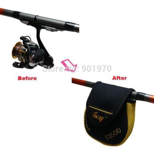 DORISEA 3pcs/lot Fishing Reel Protective Cover Bag Spinning and Casting Fishing Reel Bag Protective Case Sleeve . S+M+L