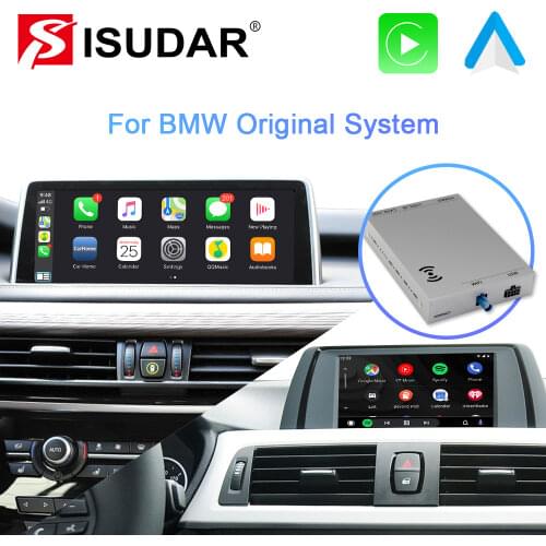 ISUDAR Wireless Carplay For BMW X1 X3 X5 X6 1 3 5 7 Series E81 E87 E90 E91 F01 E84 E60 E70 F10 F20 F30 G31 Android Auto AI Box