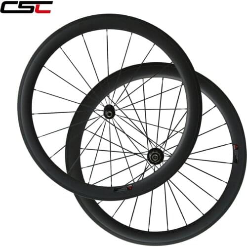 CSC Carbon Bike Wheelset 650C 50mm depth Bicycle Wheels Carbon Wheels Clincher Bicycle Rim A291SB F482SB hub sapim cx ray