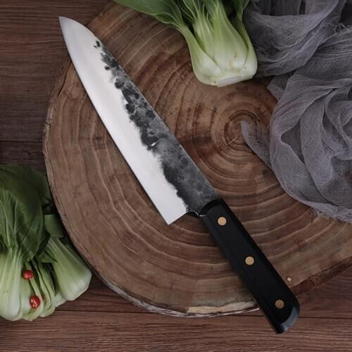 Hand forged multi-purpose knife Sharp Santoku Knife Western-style chefs knife High hardness chefs knife kitchen tools