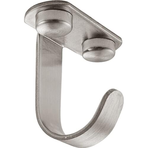 NC 5Pcs/Set Stainless Steel Ceiling Hanging Closet Cabinet Top Hook Towel Robe Cloth Hook Holder For Bathroom Kitchen Accessory