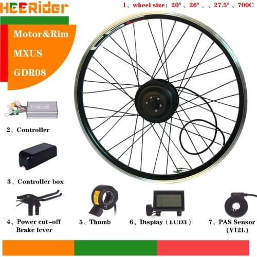E-Bike New e-bike part MXUS GDR-08 electric bike with 36V 250W 26 inch electric bicycle motor kit