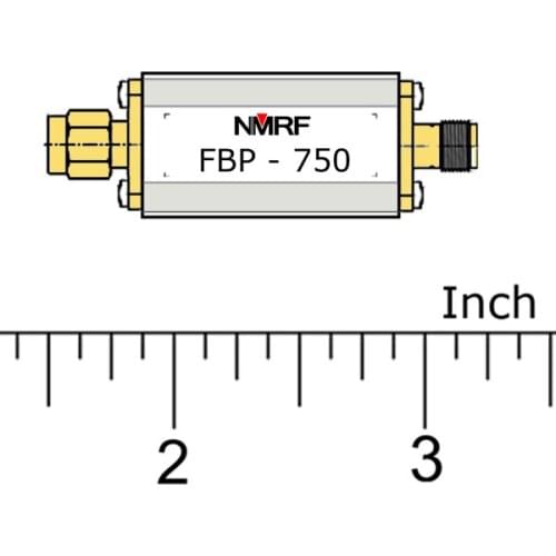 NEW 1PC 750 (720 ~ 790) MHz band-pass filter, ultra-small size, SMA interface