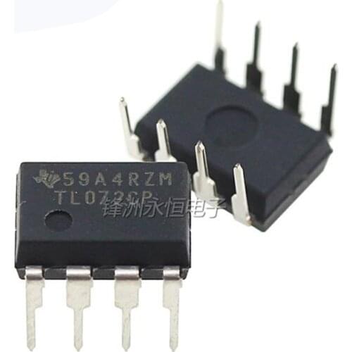20PCS Operational Amplifier TL072 TL072C TL072CDR SOP8 TL072CP DIP-8