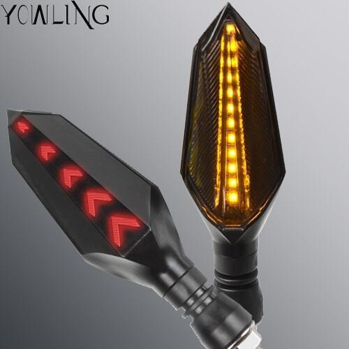 Motorcycle Turn Indicators LED Turn Signal Light For DUCATI Hypermotard 796 1100S MONSTER 696 796 1100S Moto Blinker Lamp Amber