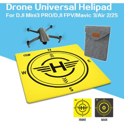 DJI AIR 2S 43cm Apron Drones Foldable Parking Apron Storage Bag for DJI Mavic Mini/Mini 2/Mini SE Landing Pad Accessories
