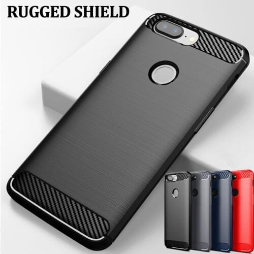 Whyes Silicone Case For Oneplus 5T 5 ShockProof Fitted Carbon Fiber Soft Silicone protector For Oneplus 5 Case shell plain 6.01