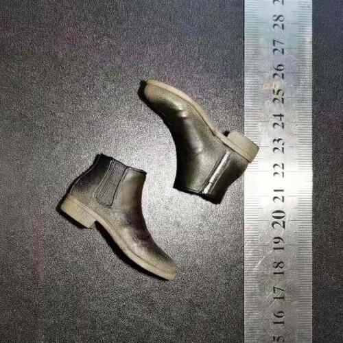 1/6 Scale Old Aging Boots Male Soldier Solid Shoes Model Fit for 12" Action Figure Toy