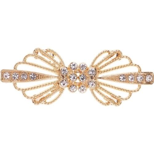 1 X Rhinestone Crystal Wedding Closure Hook & Eye Clasps Decorative Buttons