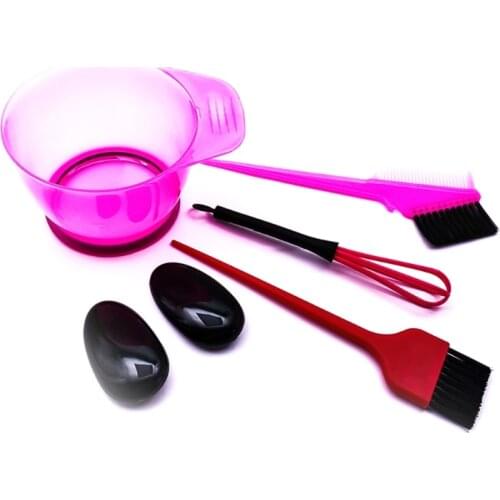 1 Set Hair Dye Color Mixer Hairstyle Hairdressing Styling Accessorie Brush Bowl with Ear Dye 27RC