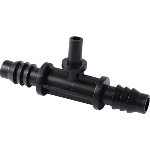 3-Way Connectors For 6mm Nozzle Fish Tank Plant Irrigation System Watering Mist Nozzle Splitters for 3/8 Inch Hose 10 Pcs