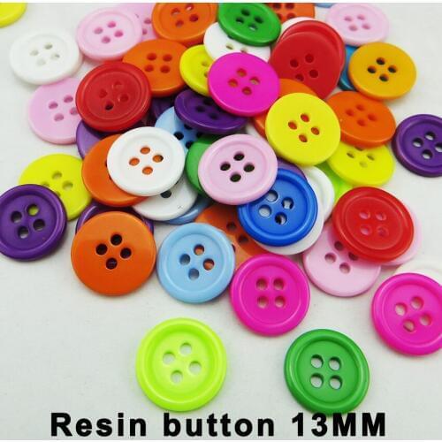 200PCS 13MM pearl Dyed Resin Shirt Button Garment Sweater Decoration Garment Buttons Coat Boots Sewing Clothes Accessory R-339