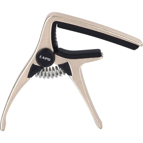 20pcs AROMA ACU20U Ukulele Capo Aluminum Alloy Guitar Spring Capo for Ukulele Trigger Style Golden