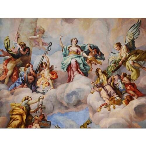 3d wallpaper custom mural non-woven wall sticker Beautiful fairy angels mural frescoes paintings photo wallpaper for walls 3d