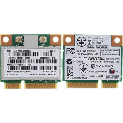 Mini PCI-e Wireless WIFI Board Card for lenovo BCM94313HMG2L 4W3750 G700 B490