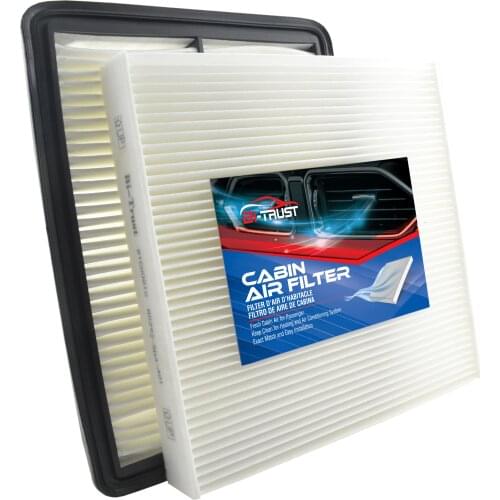Bi-Trust Engine & Cabin Air Filter for Honda Accord 3.5 2008-2012/Honda Accord Crosstour 3.5 2010-2011/Acura TSX 3.5 2010-2014