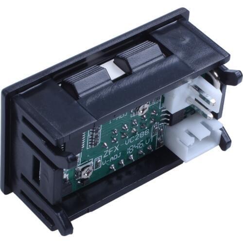 DC0-100V 10A LED DC Dual Display Digital Voltage Current Meter Head with Fine Tuning