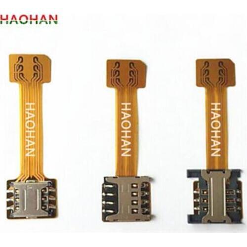 Hybrid Double Dual SIM Card Micro SD Adapter for Phone SIM Extender 2 Nano Micro SIM Adapter For XIAOMI REDMI Samsung