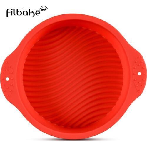 FILBAKE Round Cake Mold Silicone 6 Inch Cake Baking Bray Kitchen Accessories Cake Decorating Tools Moldes de Silicona