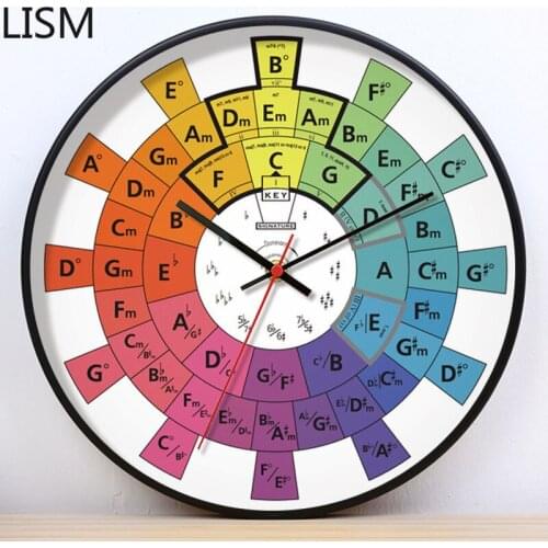 Round Wall Clock Quartz Silent Clocks Wall Home Decor with Light Original Design Chord Roulette Creative Wall Clock Horloge