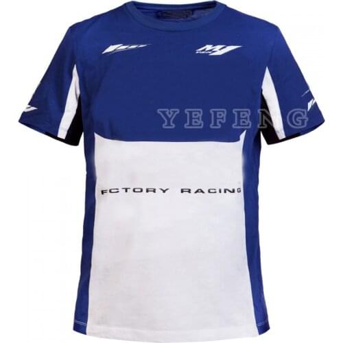 Summer Moto GP Motorcycle For Yamaha Cotton Men T Shirt Ractory Racing Team Motocross Clothing Riding