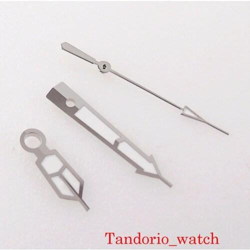 For ETA 2824 2836 White Watch Hands Set Needles Green Luminous Wristwatch Parts Replacement