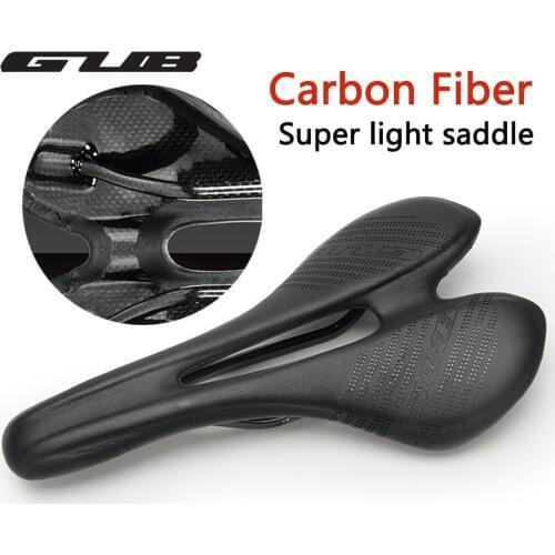 Newest GUB-1158 Road MTB Fixed Gear Bike Bicycle T700 3K full carbon fibre hollow out Saddle Seat cushion ONLY 150g
