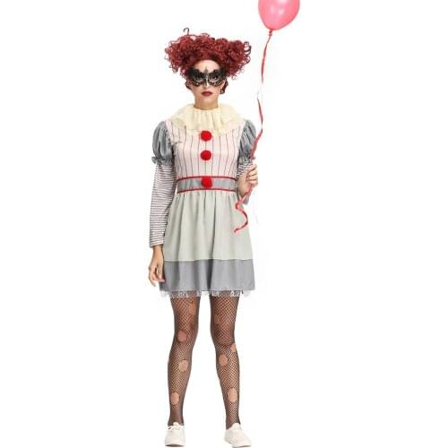 New Clown Costume Cosplay For Women Adult Movie Payday Costume Halloween Costume For Women Carnival Party Adult Suit