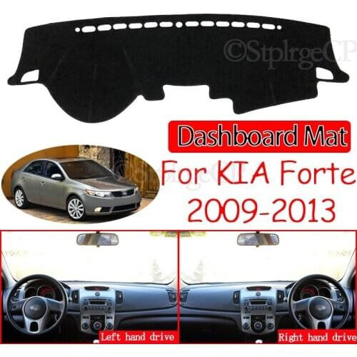 For KIA Forte 2009 2010 2011 2012 2013 TD Anti-Slip Mat Dashboard Cover Sunshade Dashmat Carpet Accessories Cerato Vivaro Koup