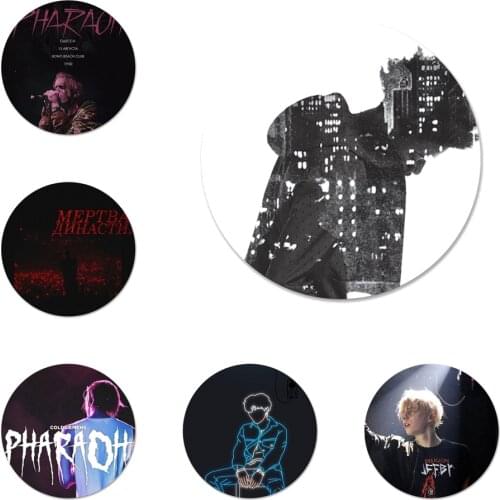 Russian rapper Pharaoh Icons Pins Badge Decoration Brooches Metal Badges For Backpack Decoration