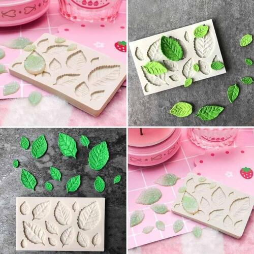 100% New High Quality Leaf Maple Leaf Silicone Mold M Cake Leaf Fondant Mold Decoration De Mold Cuisson Silicone Collection J7C5