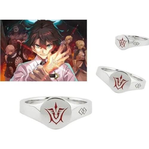 Fate Grand Order Saber Alter Cosplay Ring Fujimaru Ritsuka Finger Ring Fashion Jewelry Halloween Costume Accessory Prop