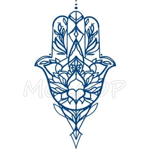 Juice Tattoo Sticker Totem Lotus Geometric Waterproof Temporary Makeup Fake Tatoo for Women Men New Style Lasting To 5 -15 Days