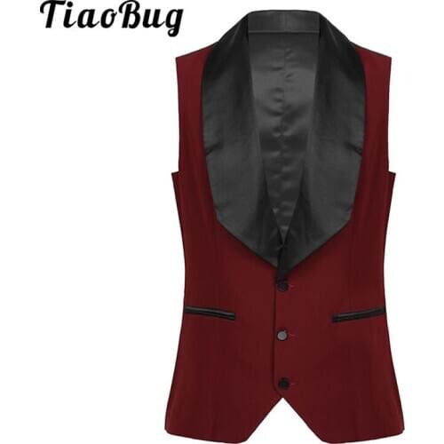 TiaoBug Men's Suit Vests