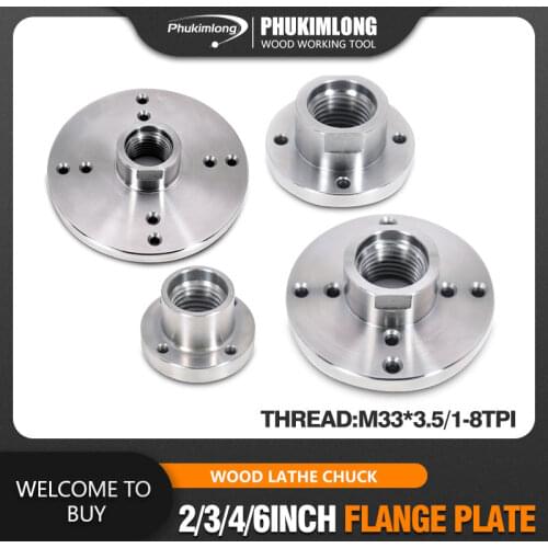 Flange Plate Milling Chuck For Wood Turning Lathe Faceplates Woodworking Tools