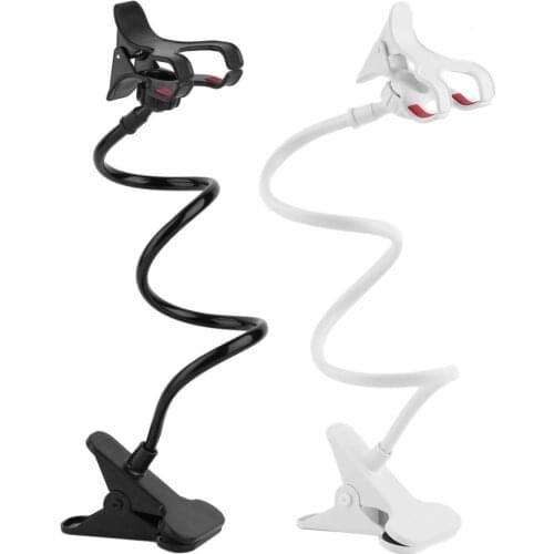 Universal Mobile Phone Holder Stand 360 Clamp Flexible Hands Free Home Lazy Bedside Clip Car Selfie Smartphone Mount Bracket