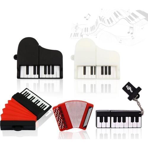 USB flash drive 64gb memory stick pendrive 128gb cartoon Piano/ organ pen drive 4gb 8gb 16gb 32gb creative gift usb stick u disk