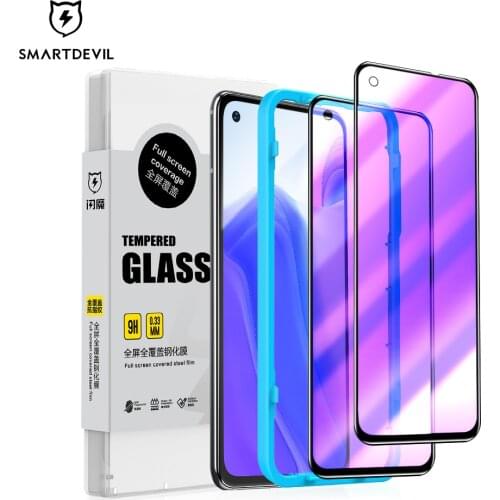 SmartDevil Screen Protectors for Xiaomi mi 10T pro Glass For Xiaomi Mi 10T Lite Anti-fingerprint Full Coverage Anti-bluelight