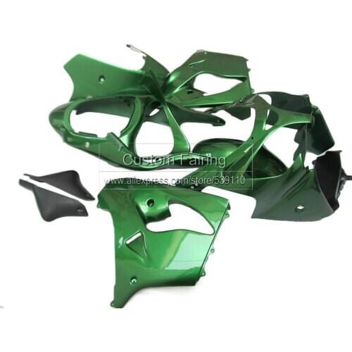 ABS Factory fairing for Kawasaki ZX9R Ninja zx 9r 2001 2000 00 01 dark green Motorcycle fairing kit CG70