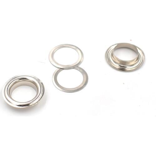 1000 # eyelets. 100 sets of package.inner diameter of 12mm.Corn. Metal eyelets Sewing patches.clothes Bags and shoes accessories