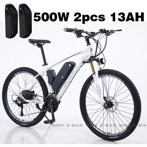 27.5 Inch e bike 500W 13AH smart mountain electric bike snow bike MTB 50KM/h 26 inch tires waterproof ebike Electric Bicycle