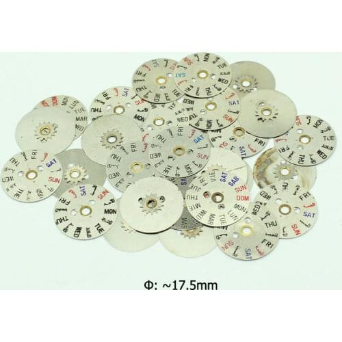 30pcs/lot Watch Day Rings Old Discs Assorted Lot Steampunk Calendar Accessory