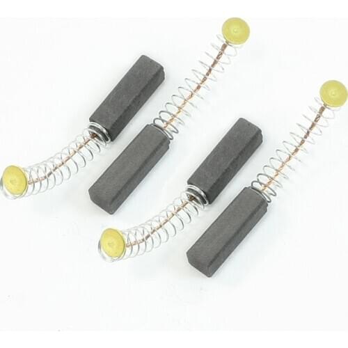 4pcs/set 6mm*6mm*20mm Electric Drill Motor Carbon Brushes with Spring Set Spare Part