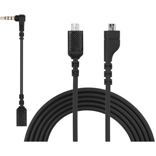 8Pin Braided Aux Cord Replacement GameDac Detachable Audio Cable for SteelSeries Arctis 3 5 7 Pro + Plus Game Gaming Headsets