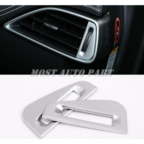ABS Plastic Interior Side Air Outlet Adjustment Switch Cover Trim For Jaguar XE X760 F Pace X761 2016-2017 2pcs Car Decoration