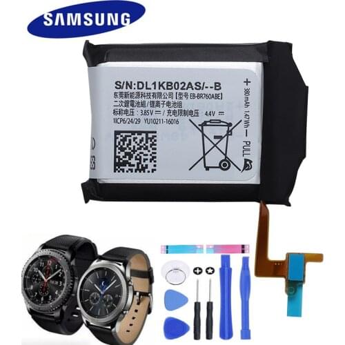 Samsung Battery EB-BR760ABE For Samsung Gear S3 Frontier / Classic EB-BR760A SM-R760 SM-R770 SM-R765 380mAh