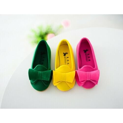 NEW Fashion Children Girl Children Flower Shoes Toddler Kid Princess Shoes Bow Flat Dress Party Non Slip