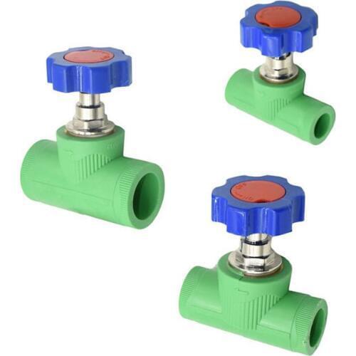 DN15 DN20 DN25 Ppr cutoff valve 1/2" 3/4" 1" water control valve water pipe garden waterstop tap connector 1pcs