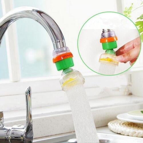 DONYUMMYJO 1Pcs 360 Degree Rotation Adjustable Carbon 2 Filtration Water Saving Faucet Filters Sprayers